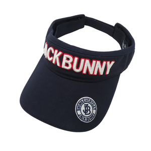 JACK BUNNY ジャックバニー サンバイザー ネイビー系 FR [240101164646] ゴルフウェア