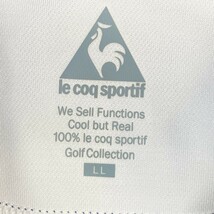 LECOQ GOLF ルコックゴルフ ハイネック 長袖Tシャツ ボーダー柄 ネイビー系 LL [240101166008] ゴルフウェア メンズ_画像3