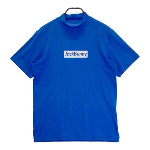JACK BUNNY ジャックバニー ハイネック 半袖Tシャツ ロゴ ブルー系 5 [240101165071] ゴルフウェア メンズ