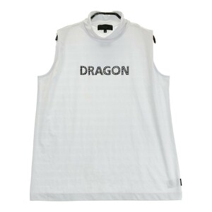 DANCE WITH DRAGON ダンスウィズドラゴン ハイネック ノースリーブ　Tシャツ ホワイト系 2 [240101165437] ゴルフウェア レディース