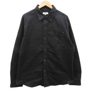 KADOYA カドヤ MOTO WORK SHIRT 長袖 ワークシャツ ブラック系 4L [240101159815] バイクウェア メンズ