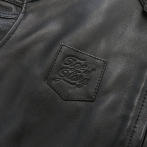 AGE OF GLORY エイジオブグローリー ROGUE ライダースジャケット レザー ブラック系 M [240101161967] バイクウェア メンズの画像4