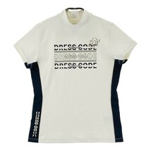 ZOY ゾーイ ハイネック 半袖 Tシャツ ホワイト系 36 [240101095884] ゴルフウェア レディース_画像1