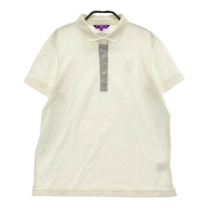 【1円】BEAMS GOLF ビームスゴルフ 半袖ポロシャツ ホワイト系 L [240101103243] レディース