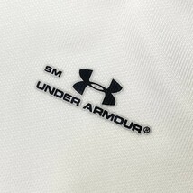 【1円】UNDER ARMOUR アンダーアーマー 半袖ポロシャツ ボタンダウン ホワイト系 SM [240101106605] メンズ_画像4