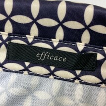 【1円】EFFICACE エフィカス 半袖ポロシャツ ラインストーン 総 ネイビー系 M [240101111979] レディース_画像5