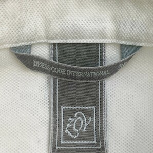 【1円】ZOY ゾーイ 半袖ポロシャツ 刺繍 ホワイト系 36 [240101113009] レディースの画像4