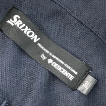 【1円】SRIXON スリクソン 2022年モデル ハーフジップ 半袖Tシャツ 総 ネイビー系 3L [240101117436] メンズ_画像3