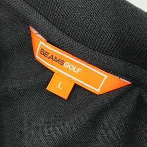 【1円】BEAMS GOLF ビームスゴルフ 半袖ポロシャツ ブラック系 L [240101121366] レディースの画像3