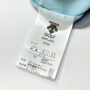 【1円】DESCENTE GOLF デサントゴルフ 2022年モデル ハーフジップ 半袖Tシャツ グレー系 M [240101122675] レディースの画像4