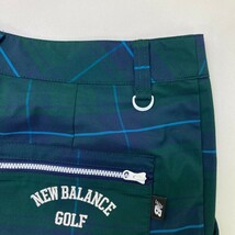 NEW BALANCE ニューバランス クロップドパンツ チェック柄 グリーン系 3 [240101164708] ゴルフウェア レディース_画像3