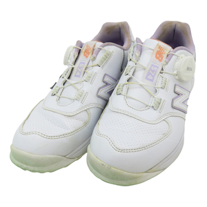 NEW BALANCE ニューバランス WGBS574W スパイクレス ゴルフシューズ パープル系 23 [240101163449] ゴルフウェア レディース