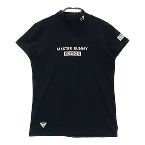 MASTER BUNNY EDITION マスターバニーエディション ハイネック半袖Tシャツ ブラック系 0 [240101066128] ゴルフウェア レディースの画像1