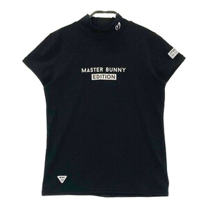 MASTER BUNNY EDITION マスターバニーエディション ハイネック半袖Tシャツ ブラック系 0 [240101066128] ゴルフウェア レディース