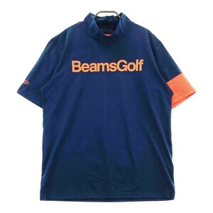 BEAMS GOLF ビームスゴルフ ハイネック 半袖Tシャツ ネイビー系 XL [240101084803] ゴルフウェア メンズ
