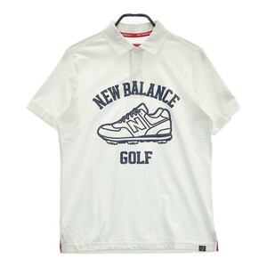 NEW BALANCE ニューバランス 半袖ポロシャツ ホワイト系 4 [240101167668] ゴルフウェア メンズ