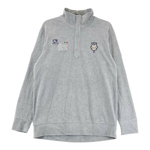 BEAMS GOLF ビームスゴルフ 起毛 ハーフジップ 長袖Tシャツ グレー系 XL [240101167002] ゴルフウェア メンズ