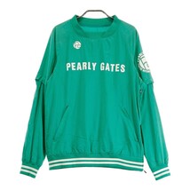 PEARLY GATES パーリーゲイツ 2WAY 裏メッシュ 長袖ブルゾン グリーン系 4 [240101170125] ゴルフウェア メンズ_画像1