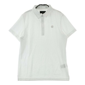 ST ANDREWS セントアンドリュース 2023年モデル 半袖ポロシャツ ロゴ刺繍 ホワイト系 M [240101169205] ゴルフウェア レディース