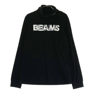 BEAMS GOLF ビームスゴルフ タートルネック 長袖Tシャツ 起毛 ブラック系 M [240101169894] ゴルフウェア レディース