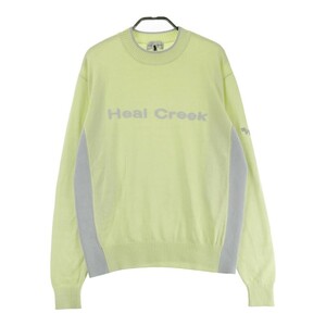 HEAL CREEK ヒールクリーク ニットセーター グリーン系 48 [240001721950] ゴルフウェア メンズ