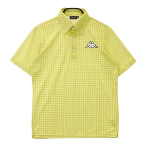 KAPPA GOLF Kappa Golf рубашка-поло с коротким рукавом тысяч птица рисунок оттенок желтого L [240101168380] Golf одежда мужской 