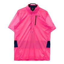 OAKLEY オークリー 半袖ポロシャツ ピンク系 XL [240101169877] ゴルフウェア メンズ_画像1