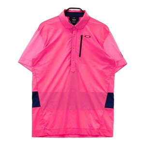 OAKLEY オークリー 半袖ポロシャツ ピンク系 XL [240101169877] ゴルフウェア メンズ
