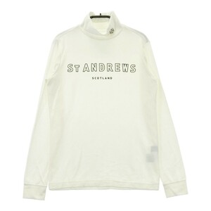 ST ANDREWS セントアンドリュース ハイネック長袖Tシャツ ホワイト系 S [240101165540] ゴルフウェア レディース