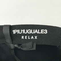 【新品】1piu1uguale3 ウノ ピゥ ウノ ウグァーレ トレ RELAX 半袖ポロシャツ ブラック系 L [240101072815] メンズ_画像3