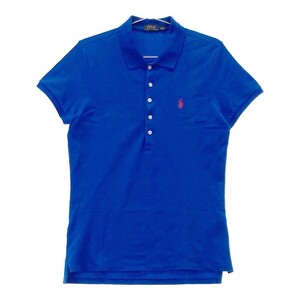 POLO RALPH LAUREN ポロ ラルフローレン 半袖ポロシャツ ブルー系 L [240101090552] レディース