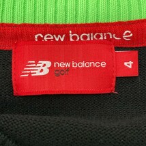 NEW BALANCE ニューバランス ウール混 ニット セーター ブラック系 4 [240101163642] ゴルフウェア メンズ_画像3