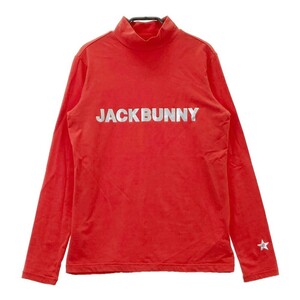 JACK BUNNY ジャックバニー 2022年モデル ハイネック長袖Tシャツ レッド系 1 [240101011003] ゴルフウェア レディース