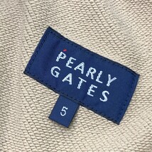 PEARLY GATES パーリーゲイツ 2022年モデル スウェットパンツ ロゴ レオパード柄 ブラック系 5 [240101036087] ゴルフウェア メンズ_画像3