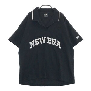 NEW ERA ニューエラ 半袖 ポロシャツ スキッパー ブラック系 MEDIUM [240101169037] ゴルフウェア レディース