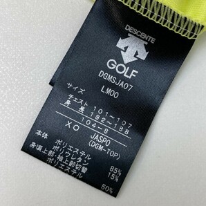 DESCENTE GOLF デサントゴルフ ハイネック 半袖Tシャツ イエロー系 XO [240101165993] ゴルフウェア メンズの画像4