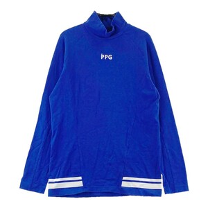 PEARLY GATES パーリーゲイツ PPG ハイネック 長袖Tシャツ ブルー系 1 [240101036362] ゴルフウェア レディース