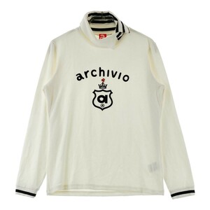 ARCHIVIO アルチビオ 起毛 タートルネック 長袖Tシャツ ホワイト系 38 [240101168431] ゴルフウェア レディース