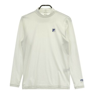 FILA GOLF フィラゴルフ ハイネックTシャツ ホワイト系 L [240101170790] ゴルフウェア メンズ