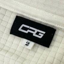 CPG GOLF シーピージーゴルフ 裏起毛 ハーフジップ 長袖Tシャツ ホワイト系 2 [240101169501] ゴルフウェア メンズ_画像5