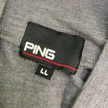 PING ピン 2022年モデル ハイネック 長袖Tシャツ グレー系 LL [240101171831] ゴルフウェア メンズ_画像3