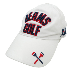 BEAMS GOLF ビームスゴルフ メッシュキャップ ホワイト系 [240101068979] ゴルフウェア