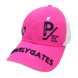 PEARLY GATES パーリーゲイツ メッシュキャップ ピンク系 FR [240101126507] ゴルフウェア