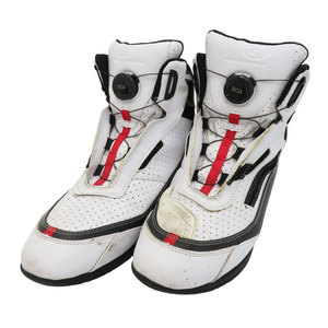 Kushitani Kushitani K-4574 Flow Shoes Riding Shoes White 28,0 [240101163477] Bikewear Men's Men's