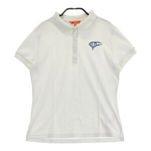 BEAMS GOLF ビームスゴルフ 半袖ポロシャツ ホワイト系 M [240101172891] ゴルフウェア レディース