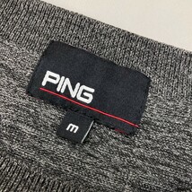 PING ピン 2023年モデル 薄手 ニットセーター グレー系 M [240101171835] ゴルフウェア メンズ_画像3