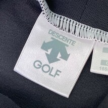 DESCENTE GOLF デサントゴルフ ハイネック半袖 Tシャツ ロゴ ホワイト系 M [240101114106] ゴルフウェア レディース_画像3