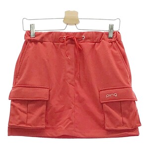 [1 jpy ]PING pin 2022 year of model sweat skirt red group S [240001941065] lady's 