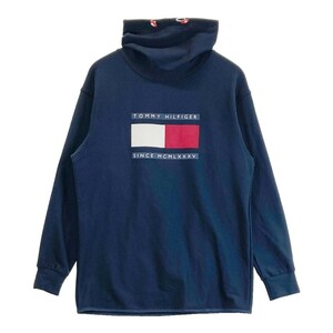 【1円】TOMMY HILFIGER GOLF トミー ヒルフィガーゴルフ タートルネック スウェット ネイビー系 M [240101164552] メンズ