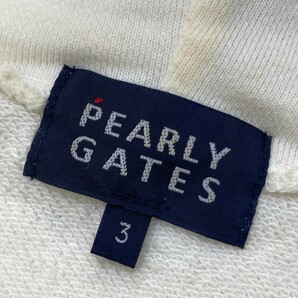 【1円】PEARLY GATES パーリーゲイツ スウェット ジップ パーカー ホワイト系 3 [240101167763] メンズの画像3